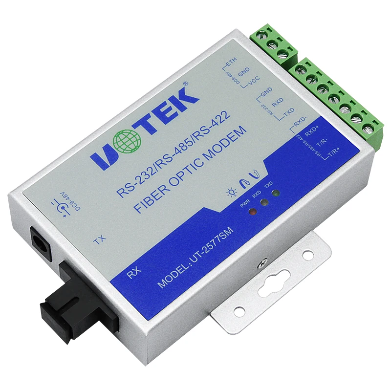 Фото Оптоволоконный трансивер UOTEK RS232 RS485 RS422 20 км Порт SC RS-232 RS-485 RS-422 в оптоволоконный преобразователь UT-2577SM UT-2578SM №3