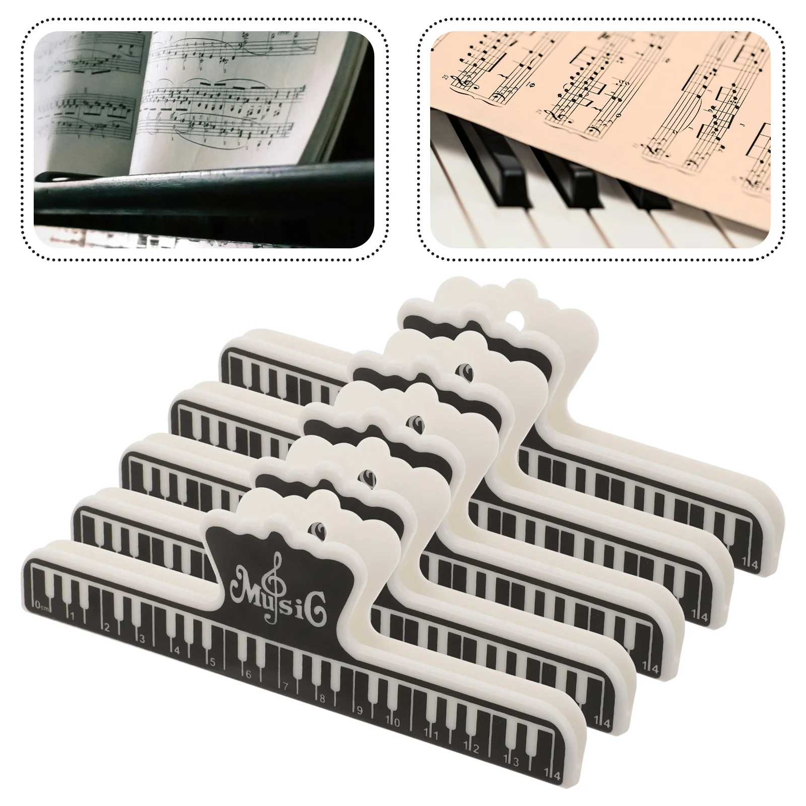 5 шт. зажим для нотной страницы скрипки нот аксессуар фортепиано держатель