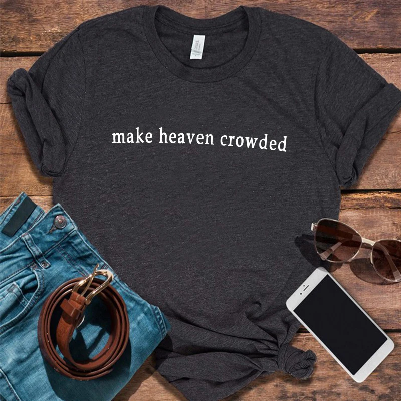 

Футболка с надписью «Make Heaven»