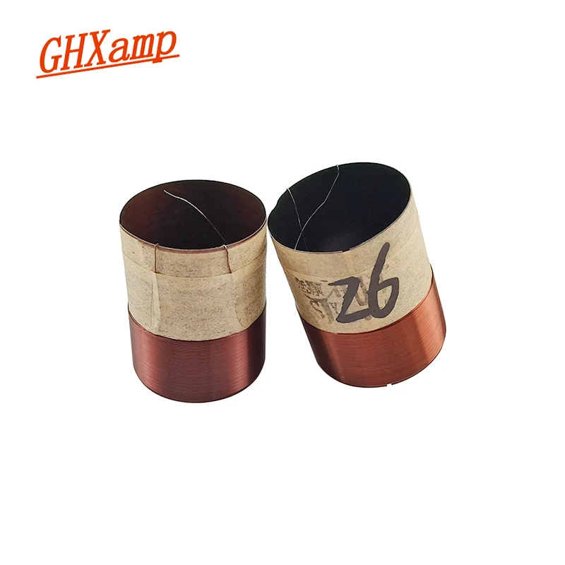 

26mm Speaker Accessories Repair gram Aluminum Frame Bass Voice Coil 8OHM 2PCS