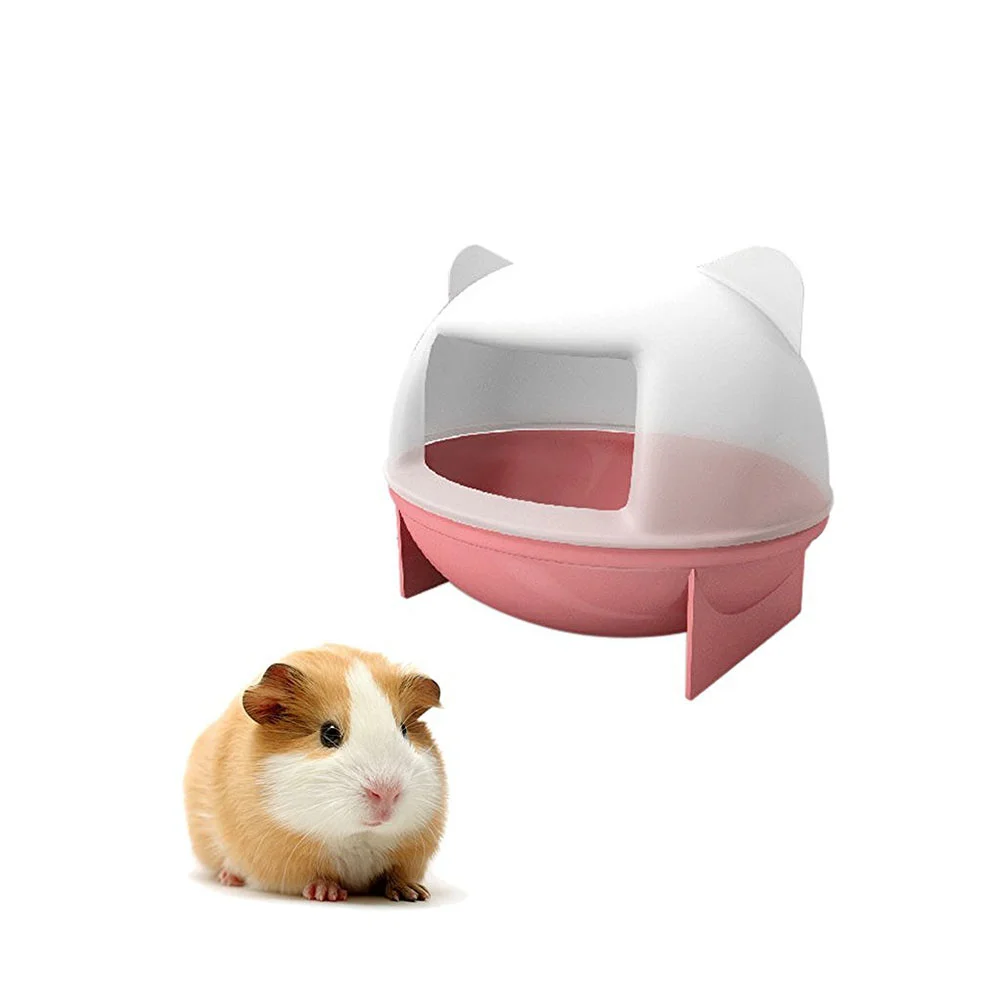 

Hamster Bath Bathroom Sand Bathtub House Small Chinchilla Cooling Toilet Animals Rat Hideout Pet Box Guinea Dwarf Bunny