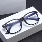 Прозрачные компьютерные очки с защитой от синего света, модные женские очки, оправа, Мужские квадратные очки с защитой от ультрафиолета, оптические очки