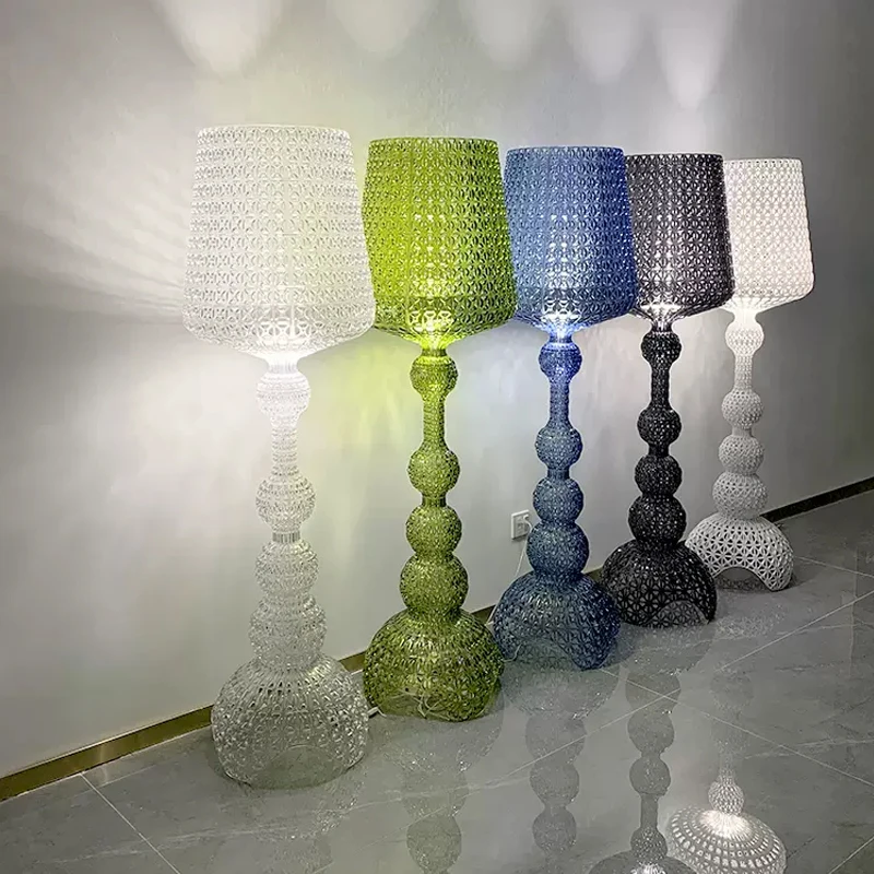 

Nordic Creativity Hollow Wine Glass Led Floor Lamp Living Room Home Decor Standing Bedroom Corner Sofa Bedside Table Light