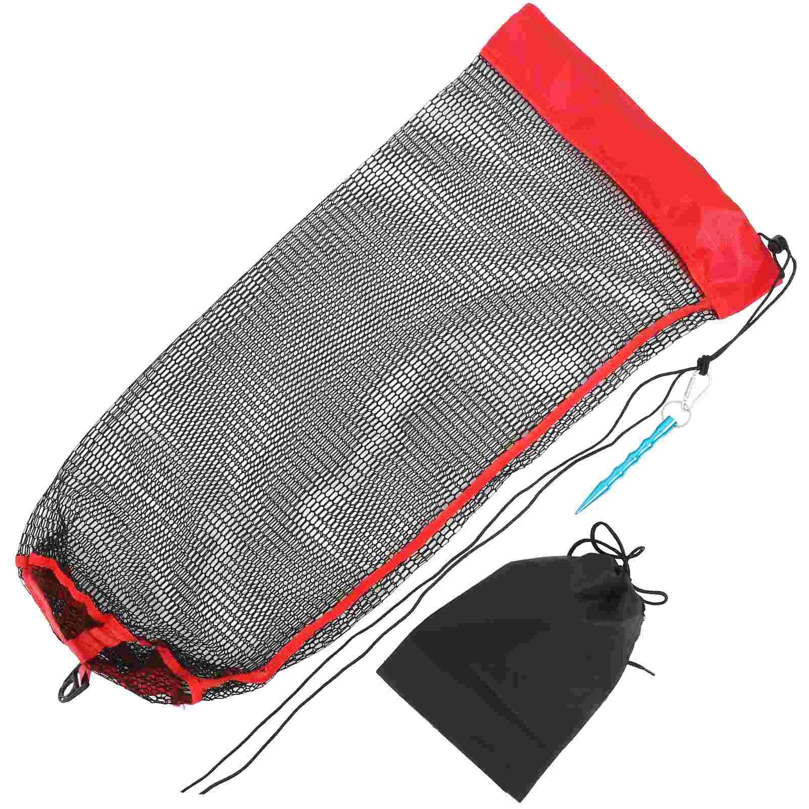 

Netguard Netting Mesh Basket Locatingsupplies Foldable Catching Cast Nets Landing Equipment Nylon Catch Reusableprotecting Men
