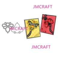 jmcraft new cute bee border 5 metal cutting dies diy scrapbook handmade paper craft metal steel template dies