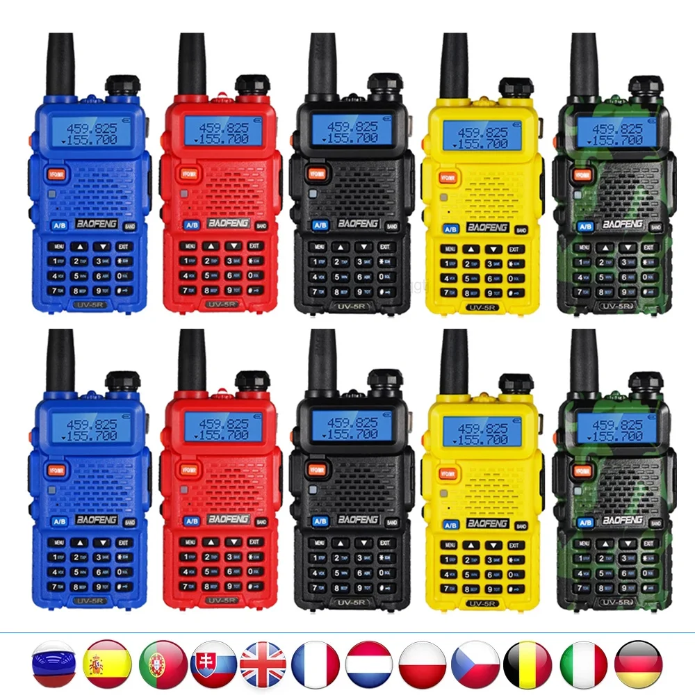 

2 шт., Двухдиапазонная рация VHF/UHF 136-174 МГц/400-520 МГц