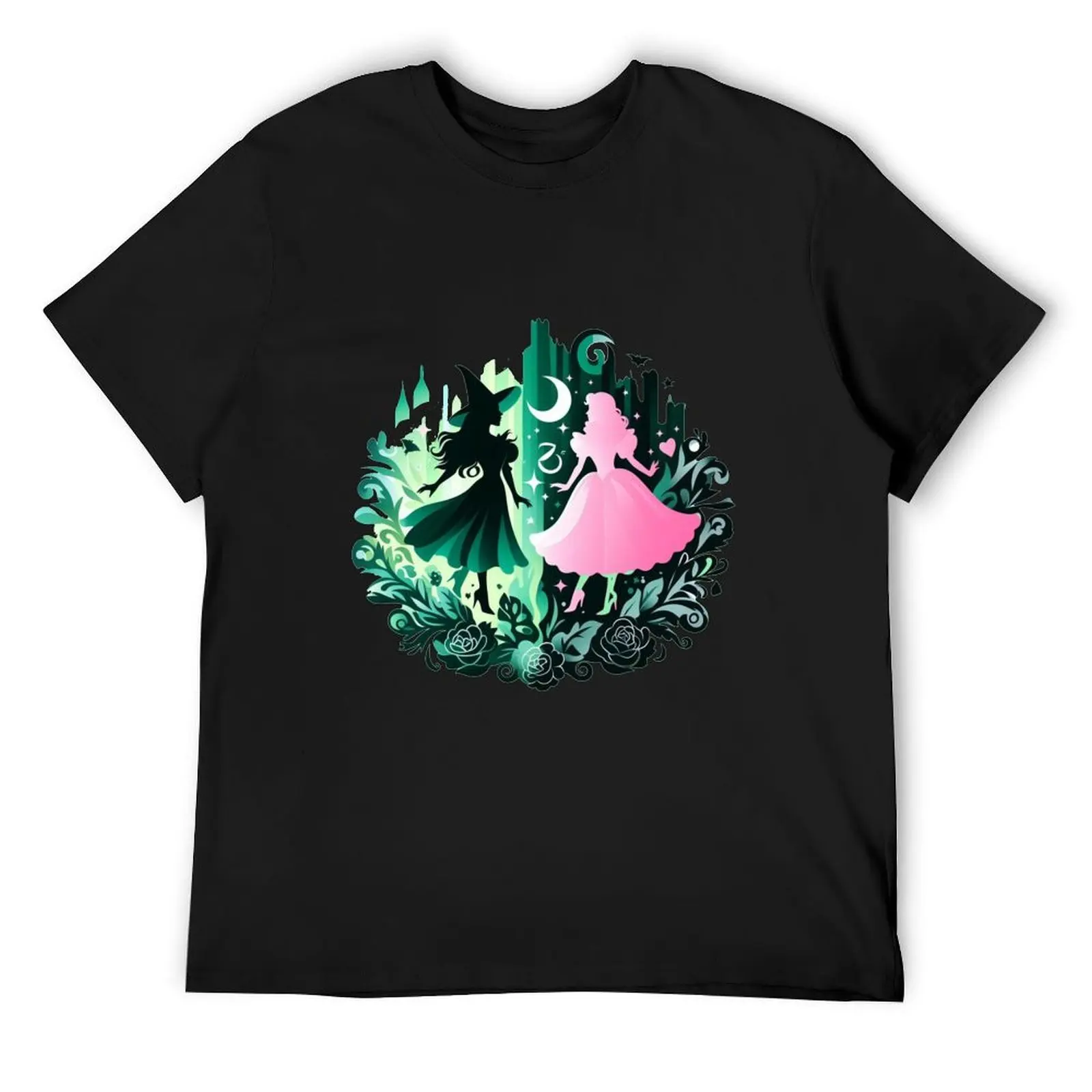 Футболка Elphaba &amp Glinda Wicked the Musical быстросохнущие мужские однотонные футболки в