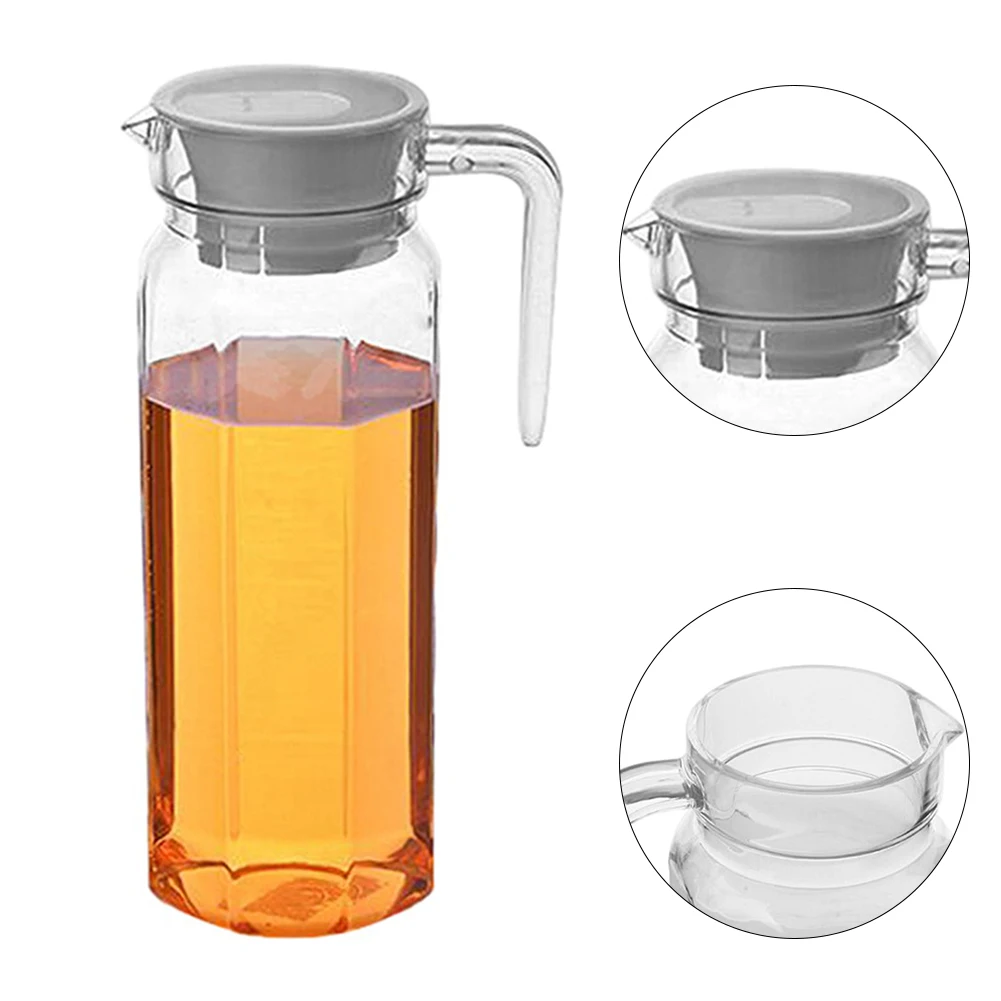

Drink Tie Pot Juice Jug Fridge Pot Water Juice Coffee Pitcher Milk Frothing Jug Storage Refrigerator Jar Transparent KitchenTool