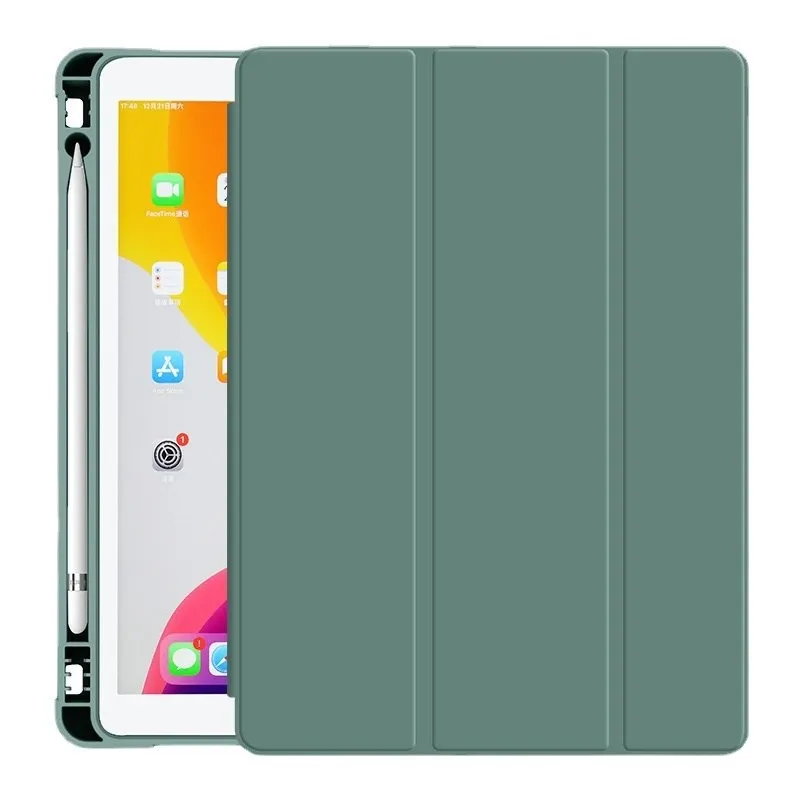 

For IPad 10.2 8th 2018 2017 9.7 Case Smart Cover With Pencil Holder For Mini 5 10.5 Pro 11 2021 Air 5 2022 For IPad Air 4 10.9