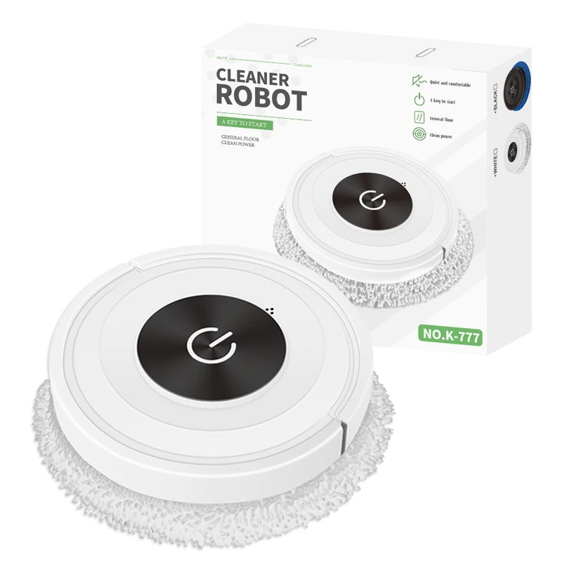 

Silent Touch Mopping Robot Sweeping Wet And Dry All-In-One Cleaning Machine Best Performance (White)