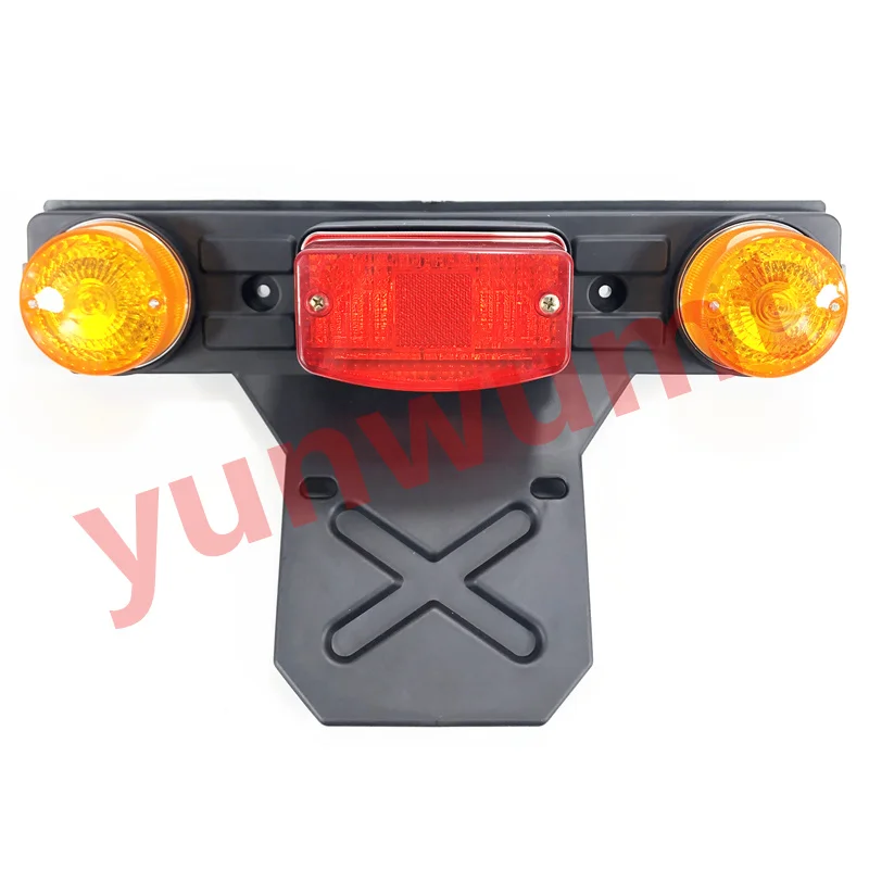 

For HONDA Tricycle GYROX License plate Rear mudboard Taillight Motorcycle scooter ABS Plastic GYRO X Paint body Fairing kits