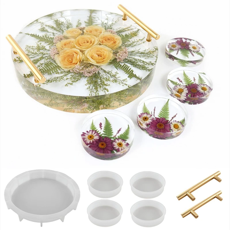 

95AB силиконовый держатель для торта, поднос, форма, коврик для фруктов, форма для креативной большой маленькой круглой формы, поднос для пода...