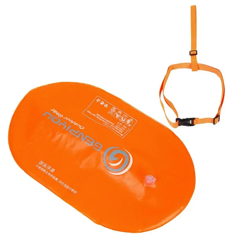 

Swim Pull Buoy Safety Swim Buoy Tow Float Swim Bubble Swim Safety Float And Drybag Be Bright Be Seen Be Safer In Open Wate