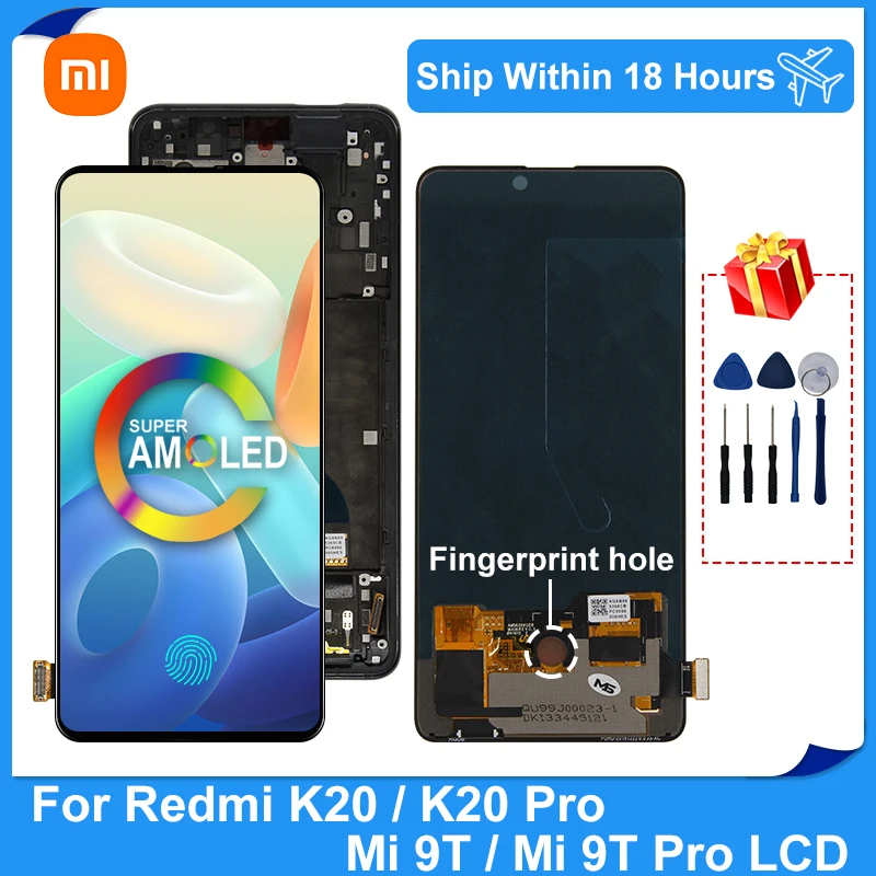 ЖК-дисплей 6 26 дюймов Amoled для Xiaomi 9T Pro Mi сенсорный экран дигитайзер в сборе Redmi K20