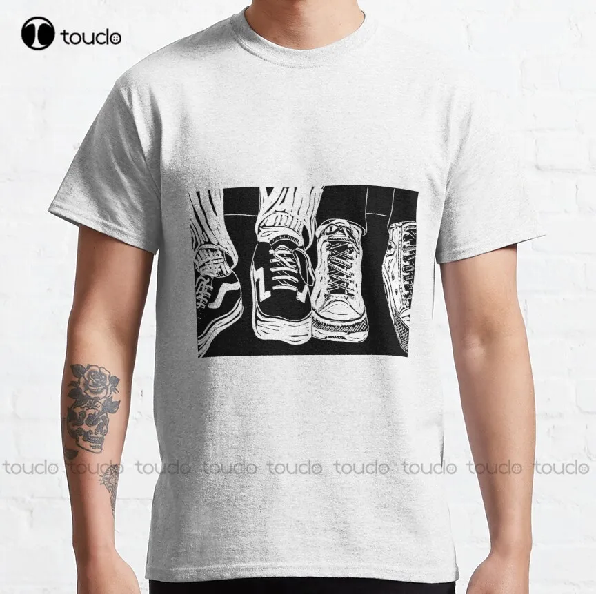 

Футболка мужская классическая с забавным принтом в стиле Харадзюку