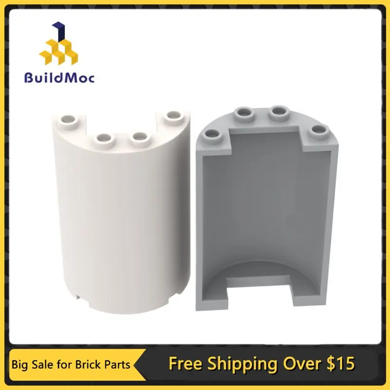 

1Pc MOC Parts 85941 Cylinder Half 2 x 4 x 5 with 1 x 2 cutout Compatible Bricks DIY Assmble Building Block Particle Kid Toy Gift