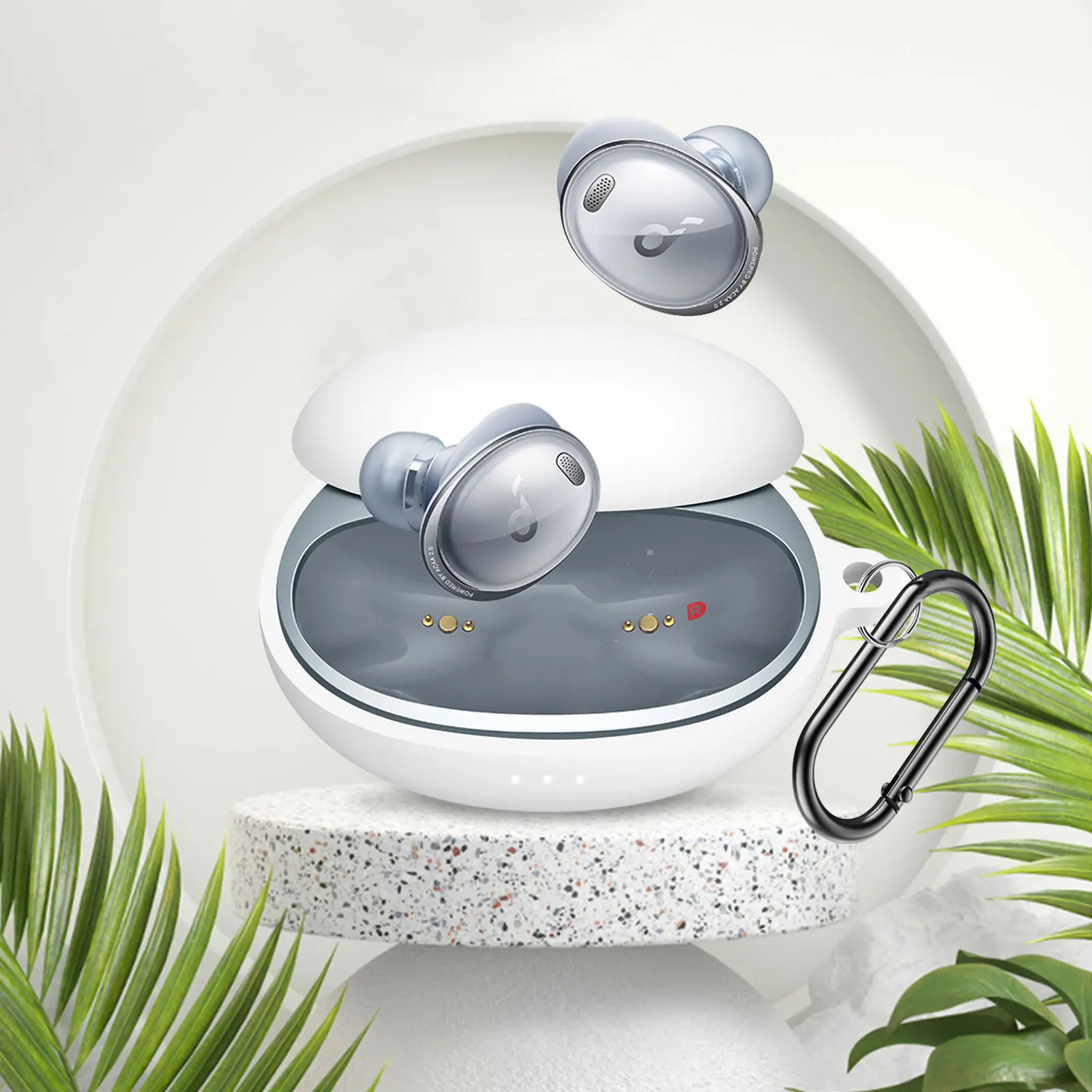 Силиконовый защитный чехол противоударный для гарнитуры Anker Soundcore Liberty 3Pro