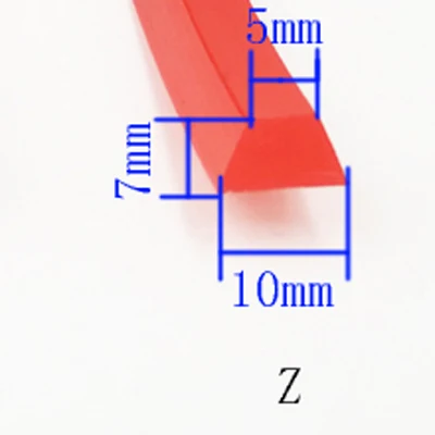 Красный полиуретановый приводной ремень