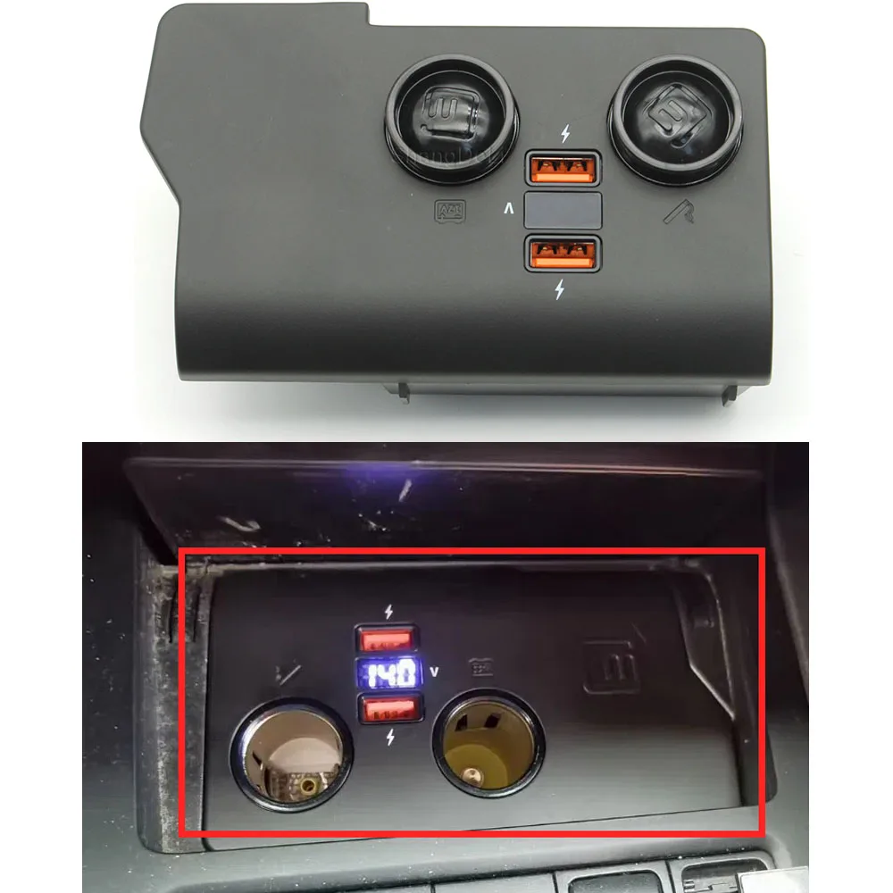 1 шт. переходная вилка прикуривателя автомобильное зарядное устройство USB-разъем