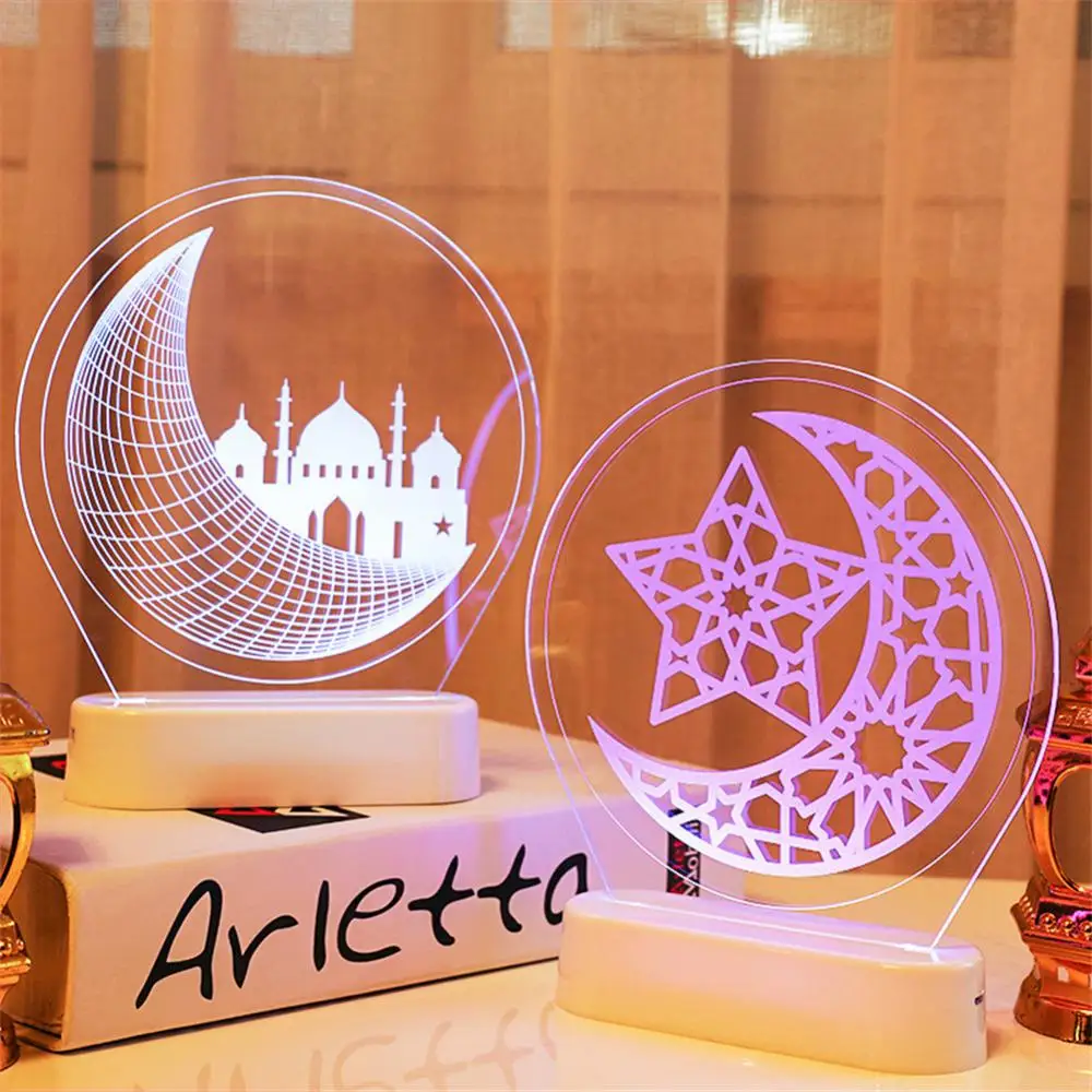 

Suction Cup Lamp Ornaments Lamp 3D Remote Control LED Decorative Lamp Battery Power Atmosphere Lights For Home Decor