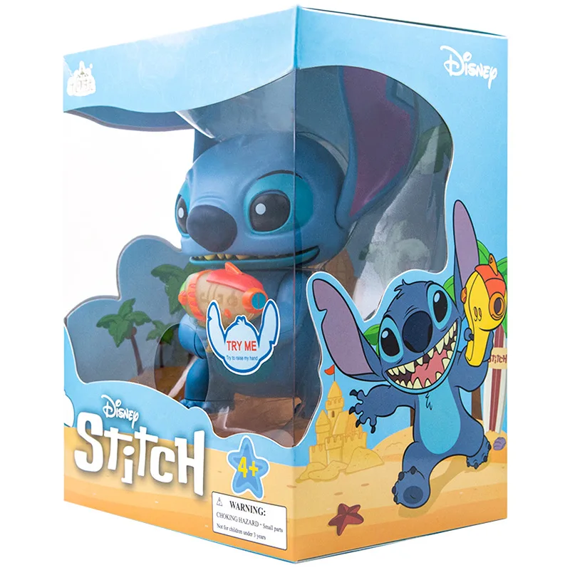 

Disney Stitch Kawaii Stacey Sound Star Movability And Light Doll Model Anime Figure Room Ornament Toys For Kids Birthday Gift