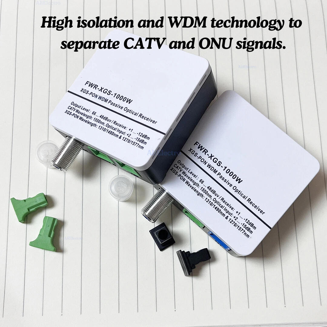 Пассивный оптический приемник FFTX 10G XGS-PON WDM CATV минимодовый пассивный 1550 нм-1 ~-12 дБ