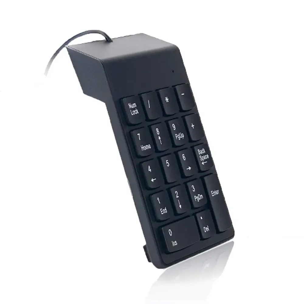 

USB Numeric Keypad Slim Mini Number Pad Digital Keyboard 18 Keys For Laptop, PC, Desktop, Notebook And More
