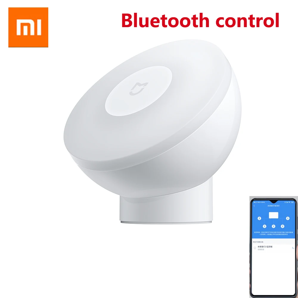 

2019 New Xiaomi Mijia Led Induction Night Light 2 Lamp Adjustable Brightness Infrared Smart Human body sensor with Magnetic base