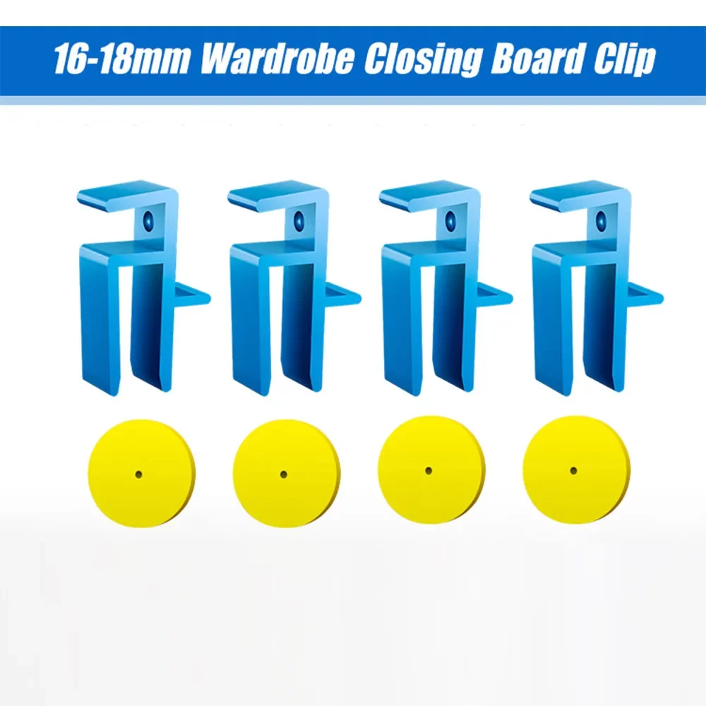 Зажим для закрывающей доски Шкафа деревообрабатывающий зажим 16-18 мм закрывания