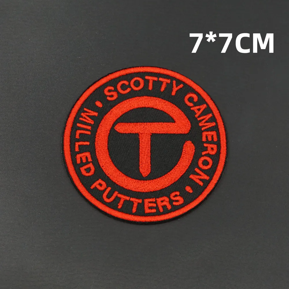 Гольф-бирка вышитые нашивки повязка на руку значок рюкзак с крючком для одежды