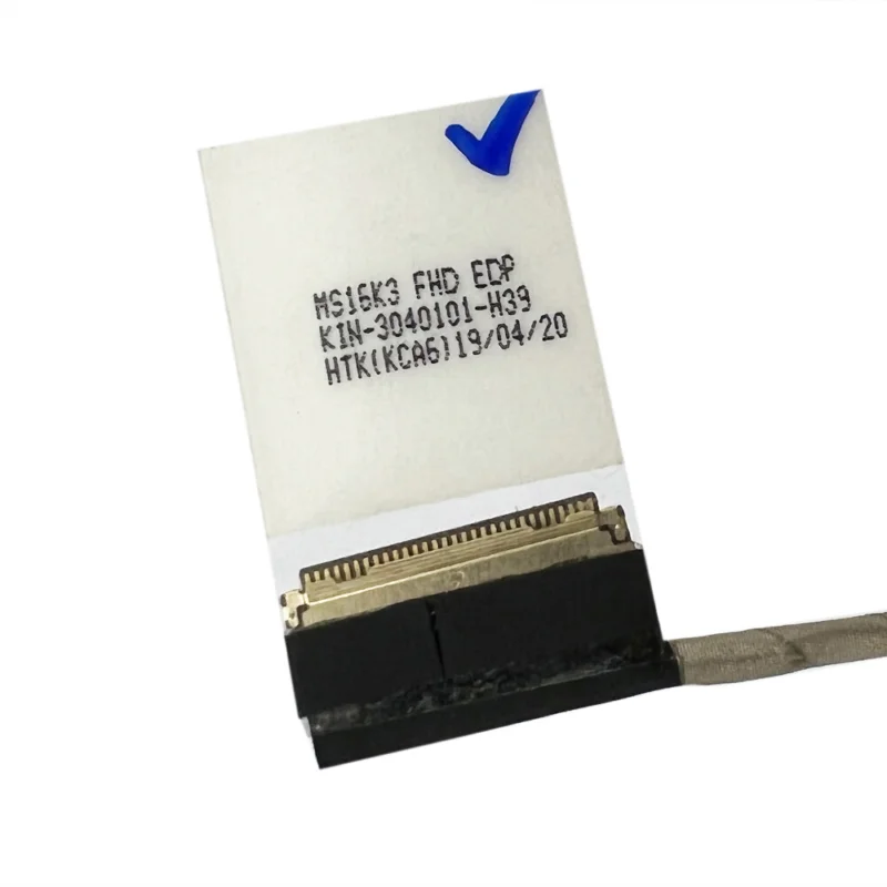 Горячий разъем гибкого видеокабеля FHD LCD EDP подходит для MSI MS-16K7 K1N- 3040101 -H39