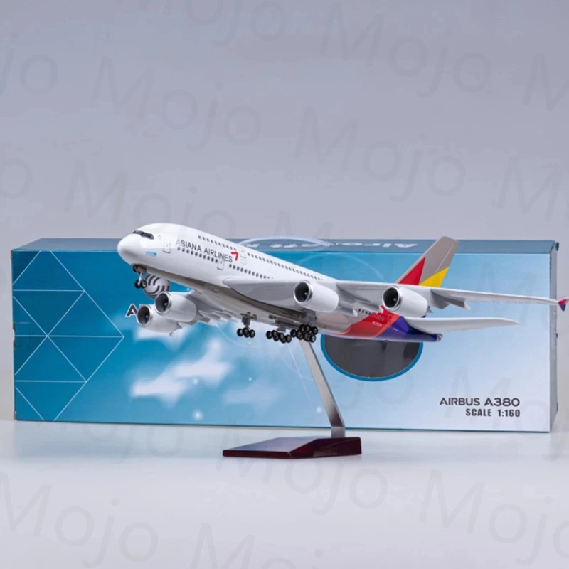 Модель самолета A380 50 5 см в масштабе 1/160