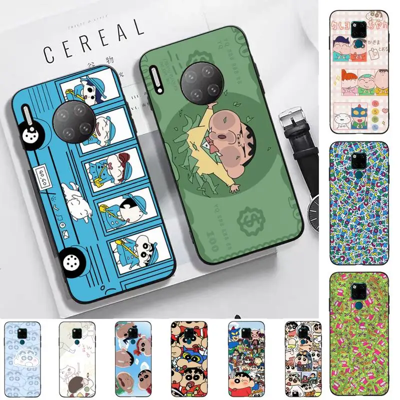 

Anime Cartoon Crayon Shin-chans Phone Case for Huawei Mate 20 10 9 40 30 lite pro X Nova 2 3i 7se