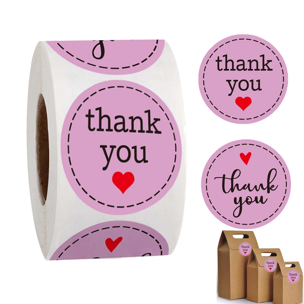 

500 шт., наклейки для упаковки подарков