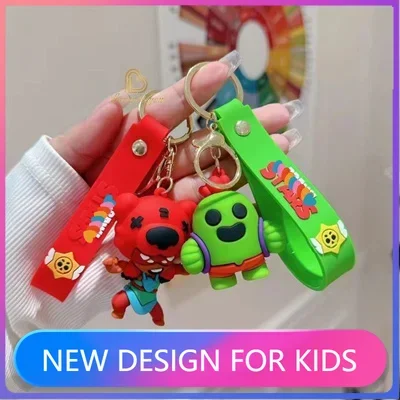 Лидер продаж 3D мультяшный брелок аксессуары Bibi Bull Hero школьный с подвеской