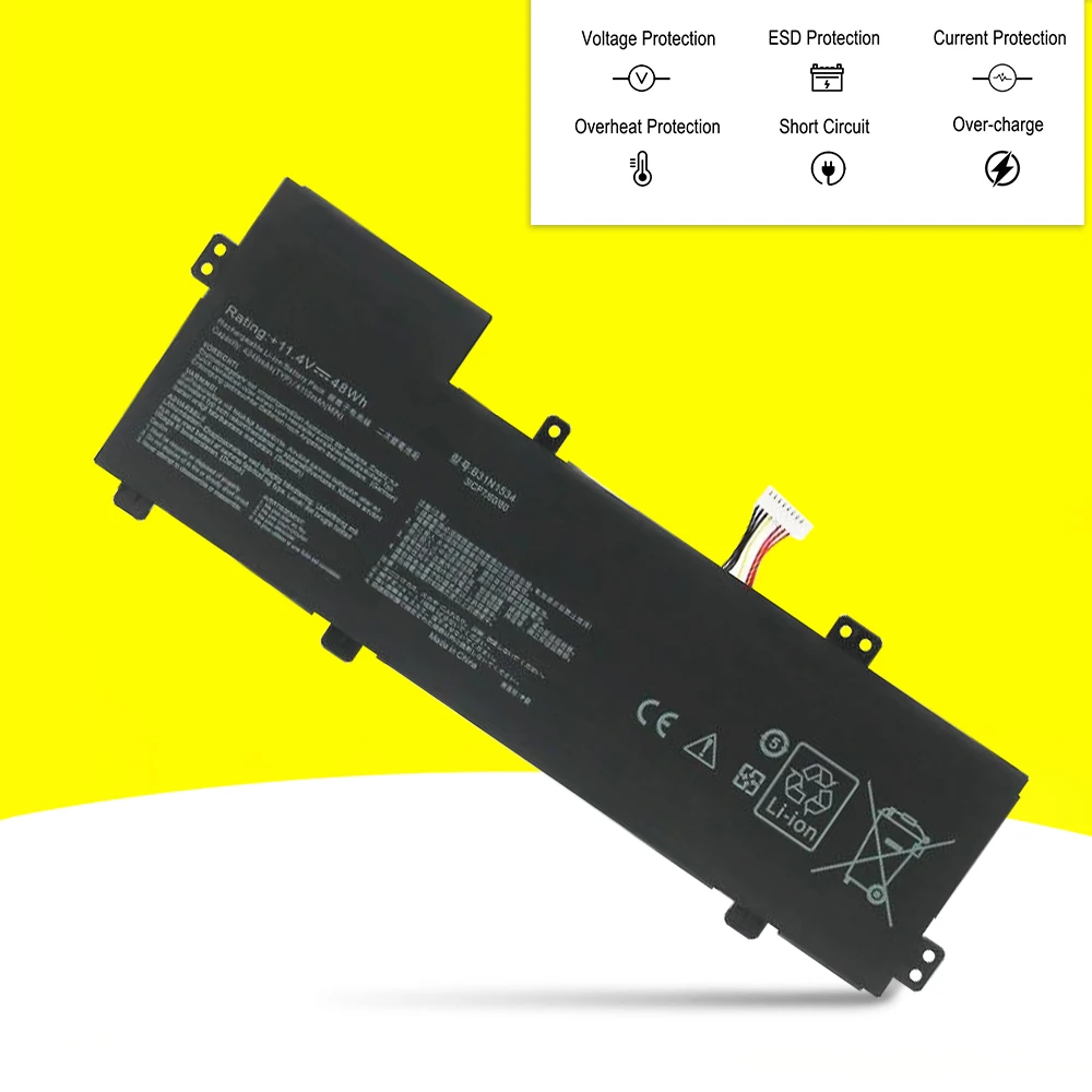 B31N1534 для ASUS Zenbook UX510 UX510UW UX510UX серии аккумулятор ноутбука 3ICP7/60/80 0B200- 02030000 11 4 В 48 Втч