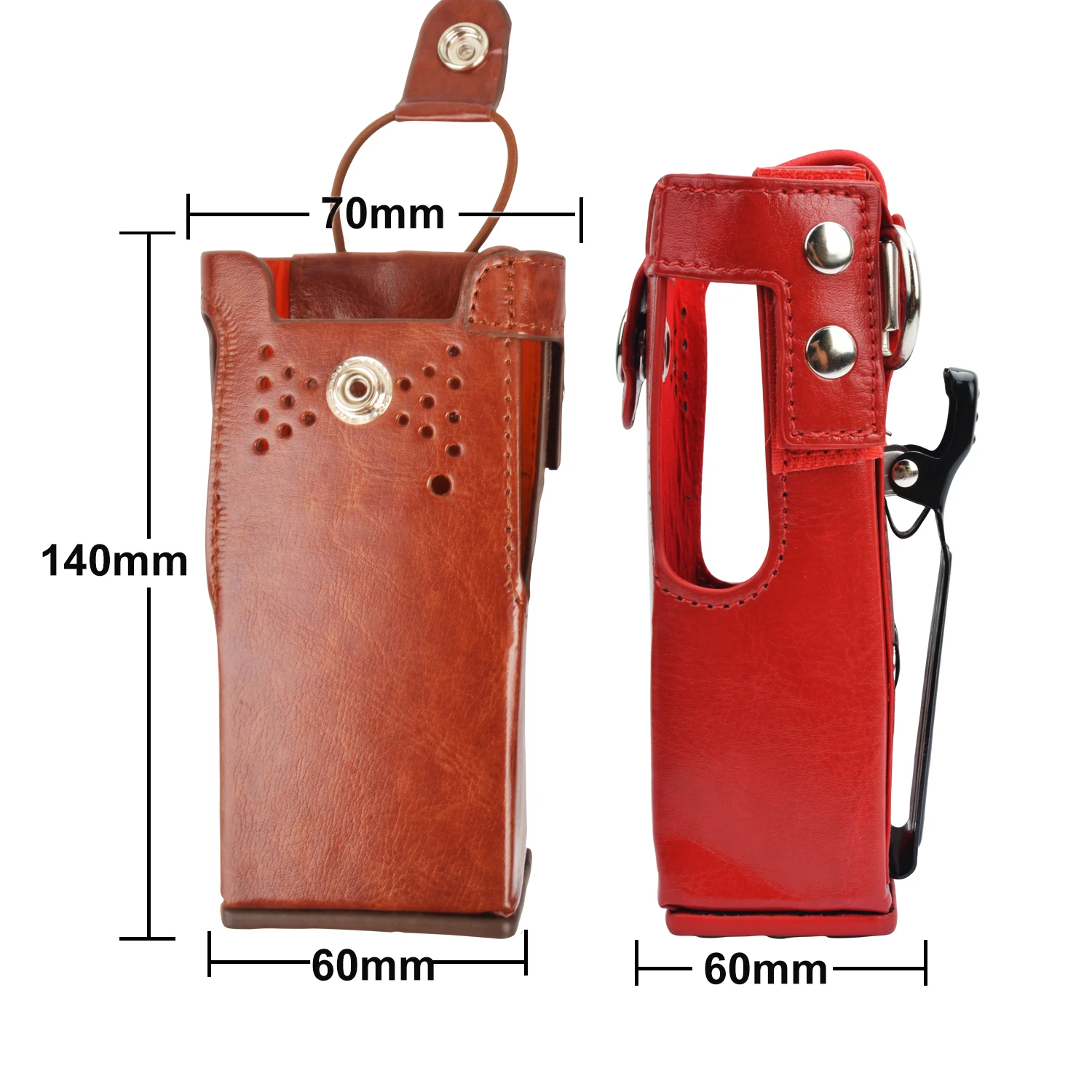 Рация цветной твердый кожаный защитный чехол на плечо сумка для радио Motorola GP328 GP338