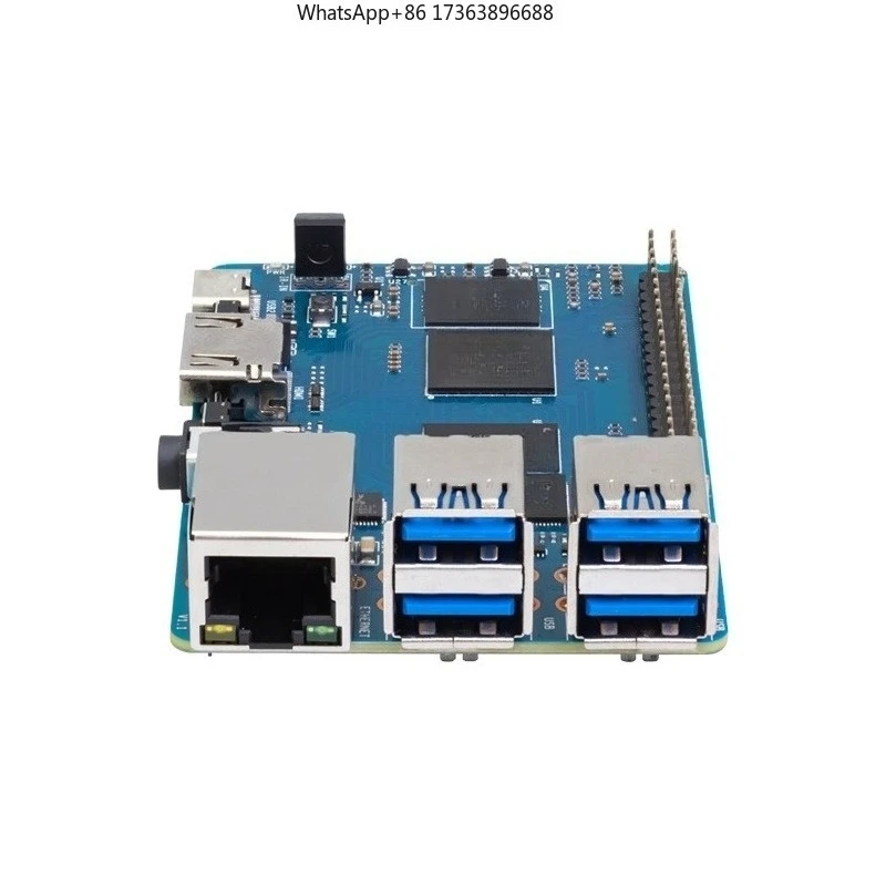 Фото Плата для разработки на базе Banana Pi BPI-M5 с четырехъядерным процессором Amlogic S905X3, открытый исходный код, Aismartlink №4