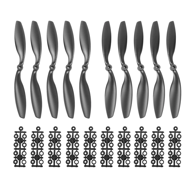 

5Pair 8045L 8 X 4.5L CW CCW Plastic Propeller Prop For 4-Axis Plane