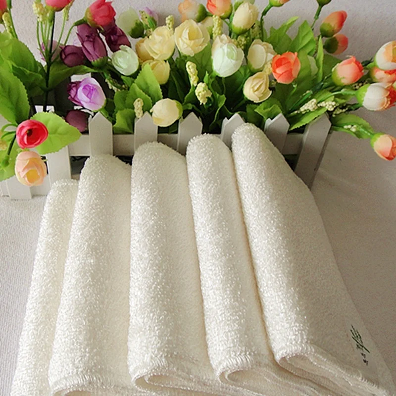 3 шт. 18см * 23см Высокоэффективное антижирное белое бамбуковое волокно Моющее полотенце Магия кухонного чистящего полотна для мытья посуды