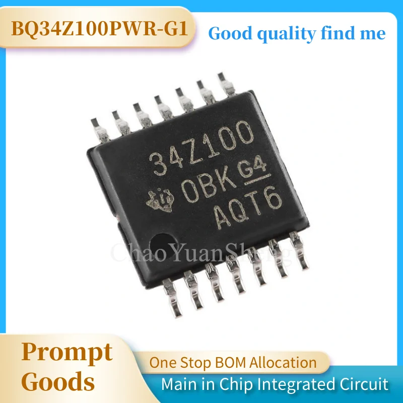 Оригинальный встроенный Чипсет BQ34Z100PWR-G1 TSSOP14 34Z100 IC BATT MGMT LIION/LPO4 14tssop