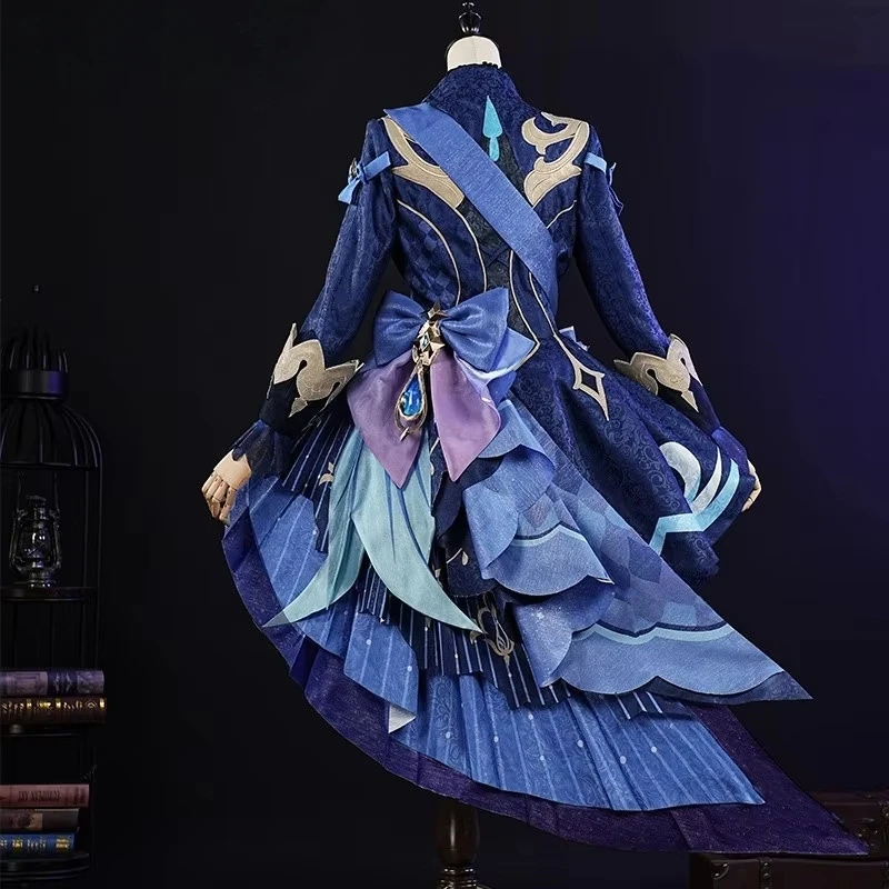 Игровые фигурки героев фильма Genshin костюмы для косплея фурины унисекс