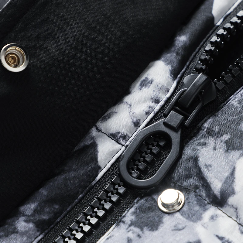 JAZZEVAR 2022 Mid-long Down Jacket Women Winter New Camouflage Thickened Loose Korean Version of The Extreme Cold Coat