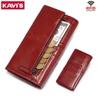 Брендовые дизайнерские кожаные кошельки для женщин, Много отделов, клатч Walet, женский длинный большой кошелек для карт, Дамский удобный Portomonee