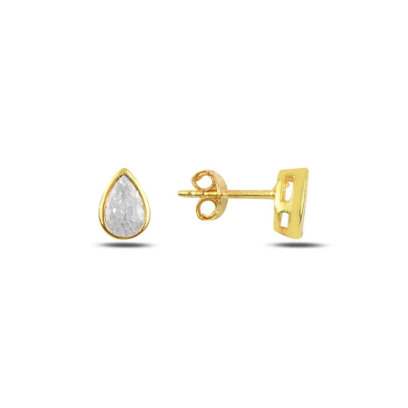 

Silver 925 Sterling Zircon Cubic Zirconia Engagement Drop Earrings