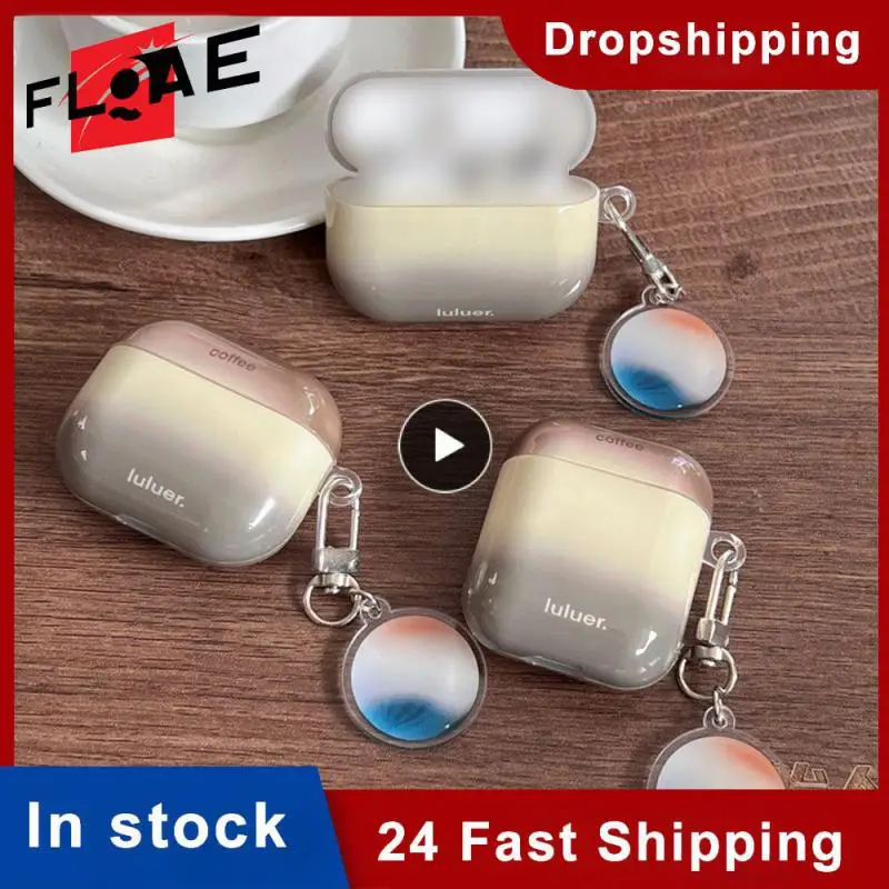 

1~10PCS Durable Compatible With Airpods 1 2 Earphone Case Light Weight Dust-proof Headphone Drop-proof Case Gradient