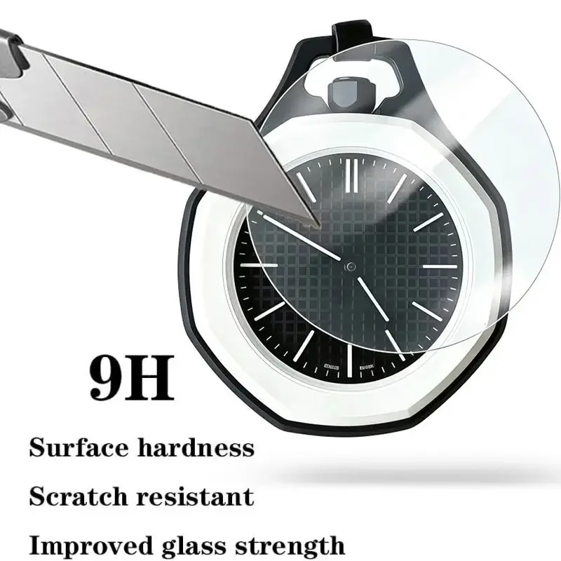 Фото 1-2 шт. в упаковке, защитная пленка из закаленного стекла 9H HD для Swatch x AP Royal Pop Pocket Watch, защитная пленка для экрана, устойчивая к царапинам, аксессуары №4
