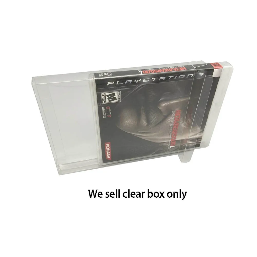 

Transparent PET protective cover For PS3 gamepad storage display box Collection case