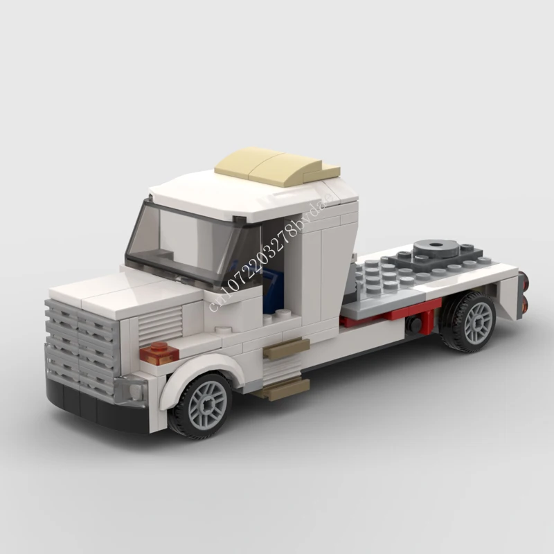 

248PCS MOC City Transportation 60182 - Semi Truck with Trailer Model Building Blocks Bricks DIY Creative Assembly Toys Gifts