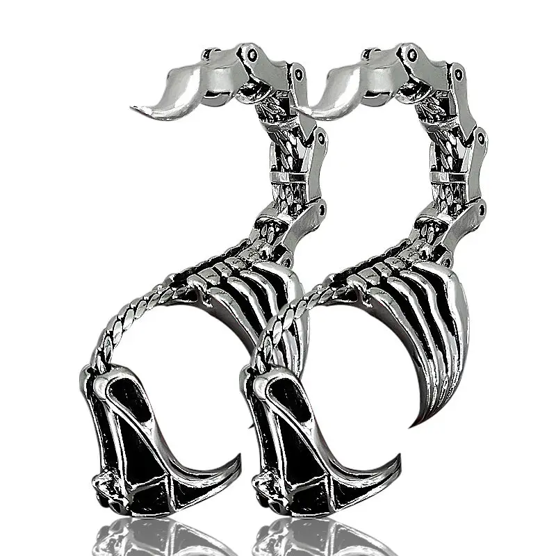 

Scorpion Ring Heavy Rock Punk Joint Ring Vintage Cool Gothic Scroll Armor Knuckle Metal Full Finger Rings